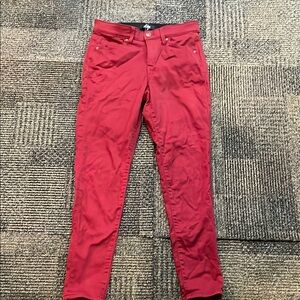 Lularoe 28 Red Jeggings